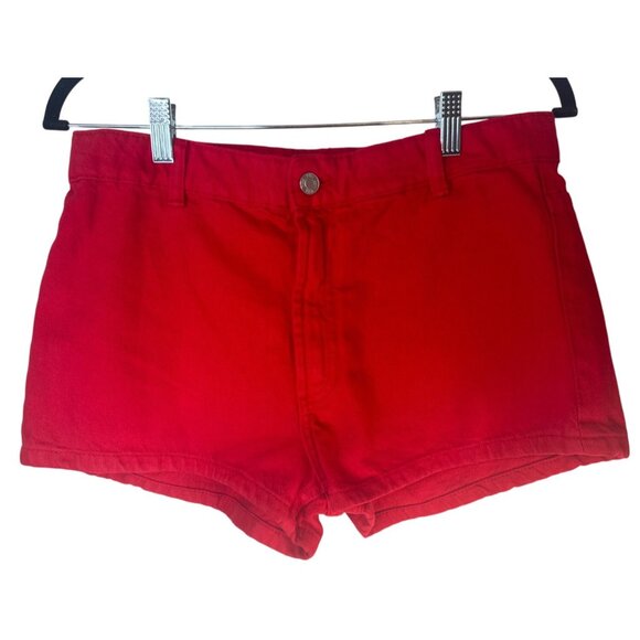 2/$30 ZARA Size Small Red Zara Cotton Womens Shorts - Picture 7 of 15